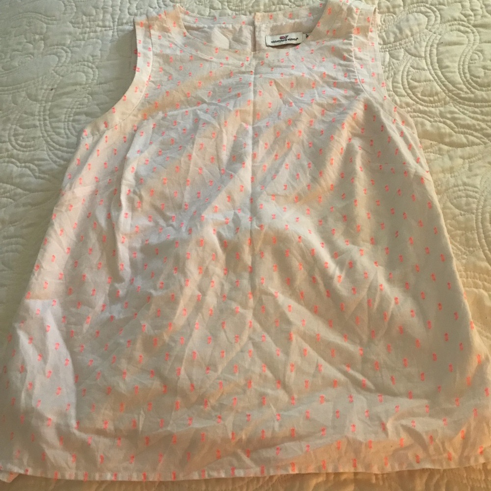 Pink and White Summer Blouse